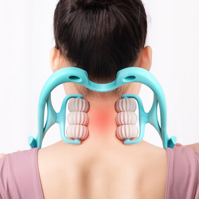 Neck Massager - Multifunctional Manual Roller Massage Tool